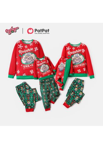 A Christmas Story Family Matching Christmas Ralphie Snowflake Top and  Allover Pants Pajamas Sets