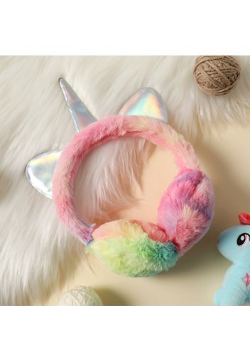 Kids Ombre Unicorn Earmuffs Warm Plush Outdoor Ear Warmers Ear Muffs