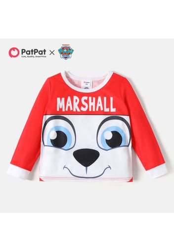 PAW Patrol Toddler Girl/Boy Pup Face Colorblock Long-sleeve Tee