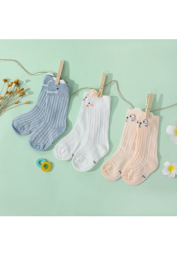 Baby / Toddler Mesh Panel Cartoon Socks Stockings