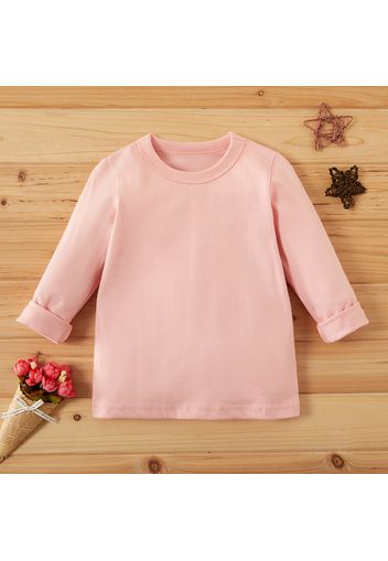 Baby / Toddler Causal Solid Long-sleeve Tee