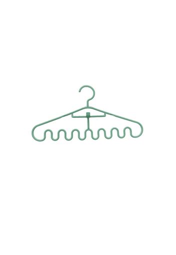 3-pack Wave Hangers Non-Slip Plastic Multifunction Hanging Drying Rack for Ties Scarfs Clothes Bags