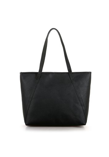 Women Large Capacity Simple Black Tote Bag