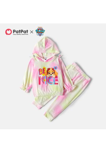 PAW Patrol 2-piece Toddler Girl Tie-Dye Hooded Sweatshirt and Pants Set