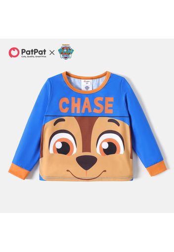 PAW Patrol Toddler Girl/Boy Pup Face Colorblock Long-sleeve Tee