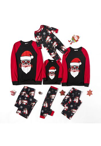 Family Matching Cool Santa Print Christmas Pajamas Sets (Flame Resistant)