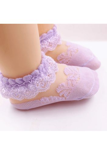 Baby Girl Lace See-through Sock