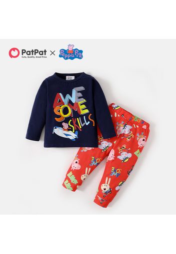 Peppa Pig 2-piece Baby Boy Awesome George Top and Allover Pants Set