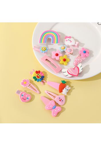 14-pack Cute Cartoon Hair Clips Hair Accessories for Girls