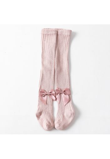 Baby / Toddler / Kid Solid Bowknot Stockings (Various colors)