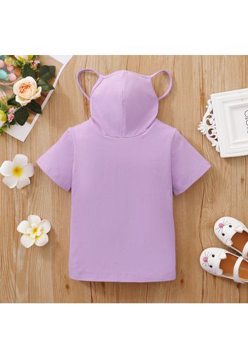 Toddler Girl casual Tee with Face Mask