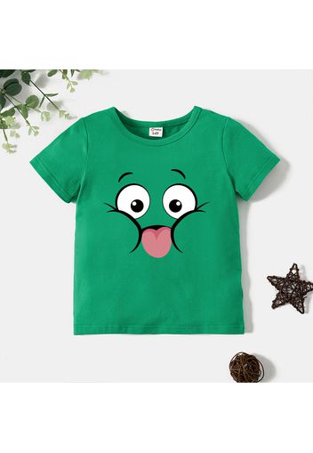 Toddler Graphic Smiley Print Short-sleeve Tee