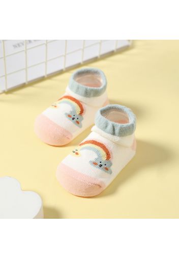 Baby / Toddler Rainbow Cloud Graphic Antiskid Glue Socks