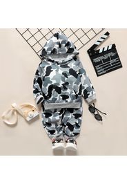 2-piece Toddler Boy/Girl Camouflage Print Hoodie Sweatshirt and Pants Set