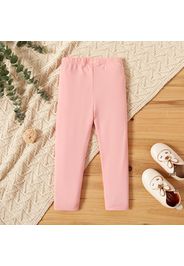 Toddler Girl Casual Elasticized Solid Color Leggings