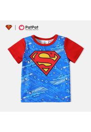 Superman Baby Boy Graphic Colorblock Short-sleeve T-shirt