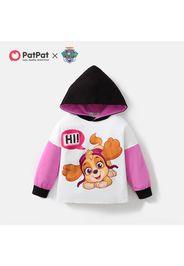 Paw Patrol Toddler Girl/Boy Letter Print Colorblock Cotton Hoodie Sweatshirt