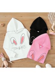 Kid Girl Cute Rabbit Print Hoodie Sweatshirt