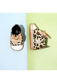 Baby / Toddler Allover Leopard Print Sequin Stars Graphic Bow Prewalker Shoes