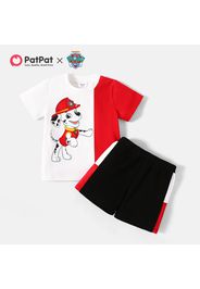 PAW Patrol 2-piece Toddler Boy Colorblock Cotton Tee and Shorts Set