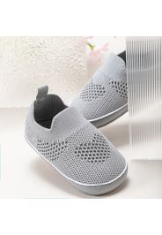 Baby / Toddler Stripe Heart Graphic Breathable Slip-on Prewalker Shoes