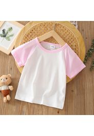 Toddler Boy/Girl Casual Colorblock Raglan Sleeve Tee