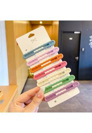 7-pack Candy Colors Hollow Out Hair Clip for Women