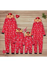 Mosaic Reindeer Family Matching Onesie Pajama for Dad - Mom - Kid - Baby (Flame Resistant)