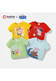 Peppa Pig Toddler Boy Letter Print Short-sleeve Tee