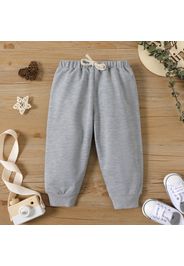 Baby Boy/Girl Solid Elasticized Waist Sweatpants Joggers Pants