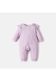 Baby Girl/Boy Basic Solid Color Cotton One Piece