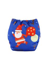 Christmas Baby Cloth Diapers Adjustable Washable Reusable for Baby Girls and Boys