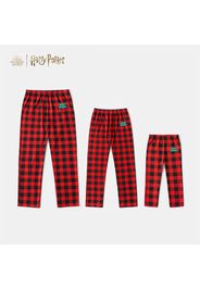 Harry Potter Family Matching HOGWARTS Colorblock Top and Plaid Pants