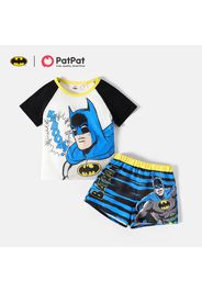 Batman 2-piece Toddler Boy Letter Figure Print Tee and Elasticized Cotton Pants /Short Set