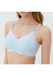 Nursing Simple Blue Thin Bra