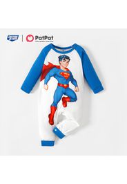 Justice League Baby Boy/Girl Super Heroes Colorblock Cotton Jumpsuit