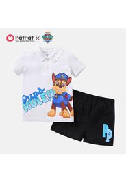 PAW Patrol 2-piece Toddler Boy Chase Polo Shirt and Solid Shorts Set