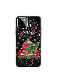 Christmas Snowflake Gift Car iPhone Case Soft TPU Protective Case for iPhone 8/8 Plus/11/11 Pro/11 Pro Max/12/12 Pro/12 Pro Max/12 Mini/X/XS/XS Max/XR/13/13 Pro/13 Pro Max/13 Mini