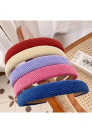 Minimalist Candy Color Headband Corduroy Headband Hair Accessory for Women