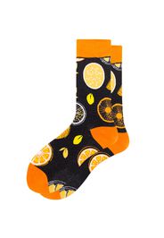 Women Colorful Fruit Pattern Comfortable and Breathable Tube Socks