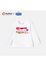 Peppa Pig Toddler Boy/Girl Cotton Heart Print Valentine Tee