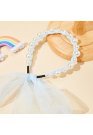 Pearl Streamer Long Ribbon Headband for Girls