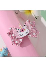 Sequin Bow Unicorn Hair Clip Princess Hair Accessory for Girls