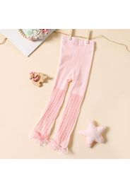 Baby / Toddler Lace Trim Pure Color Hollow Ankle-length Pantyhose for Girls