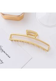 Women Solid Geometric Hair Claw