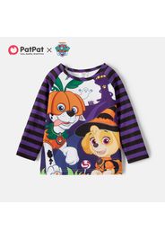 PAW Patrol Toddler Boy/Girl Halloween Big Graphic and Stripe Tee