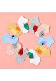 5-pairs Baby / Toddler / Kid Cartoon Pattern Mesh Panel Breathable Socks