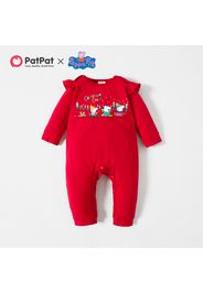 Peppa Pig Baby Sister Christmas Cotton Flounce Jumpsuit and Set