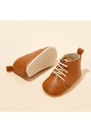 Baby / Toddler Elastic Shoelaces Brown Prewalker Shoes