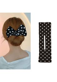 Women Deft Hair Bun Maker Flexible Hair Accessory DIY Twist Hair Tool Magic Hair Clip Tool to Roll Buns Twist Hairstyle